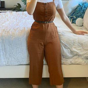 Old Navy Chestnut Brown Light Jumpsuit